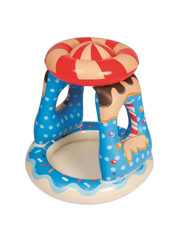 Bestway Candyville Toddler Inflatable Paddling Pool with Sunshade billede