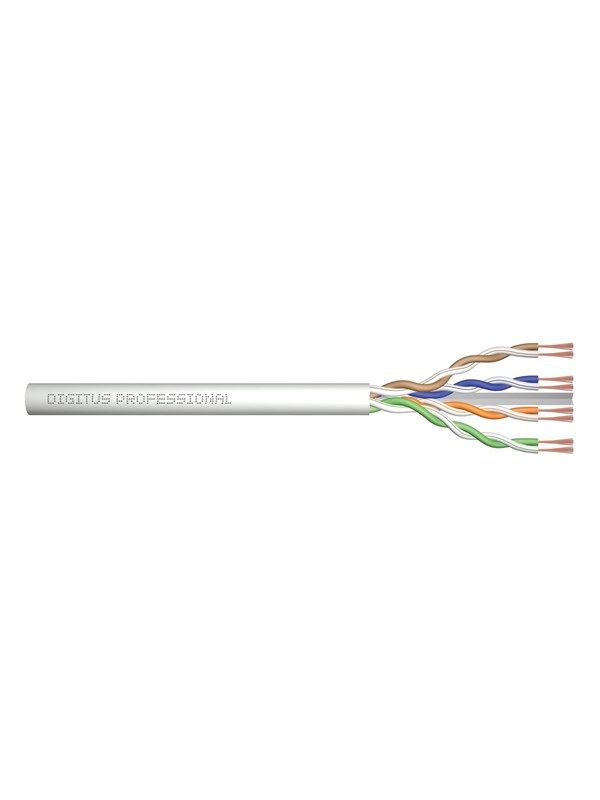 DIGITUS CAT 6A U-UTP Installation Cable - 100m - Grå - 100m