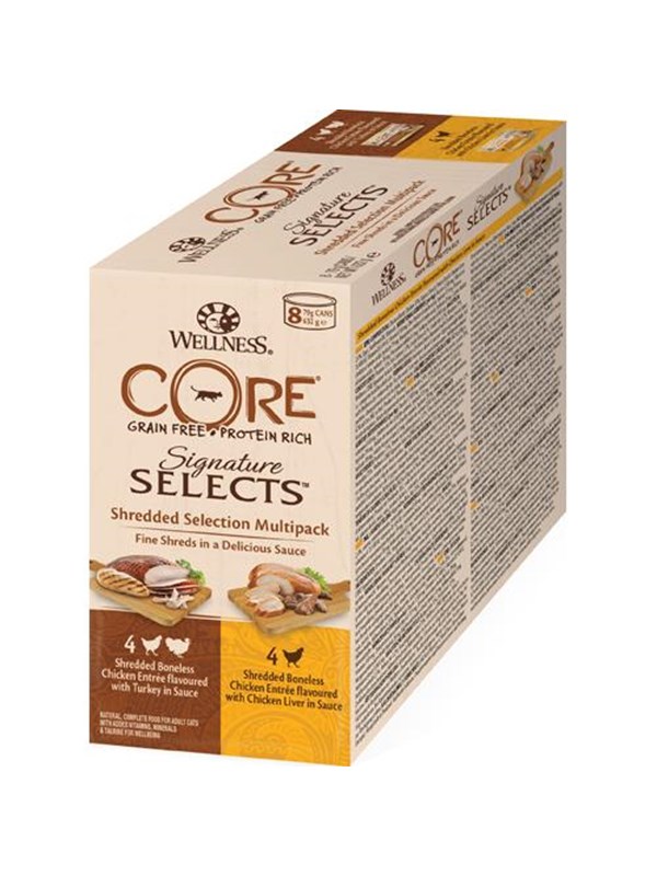 CORE Sig.Selects Shredded Selection Multipack 635g