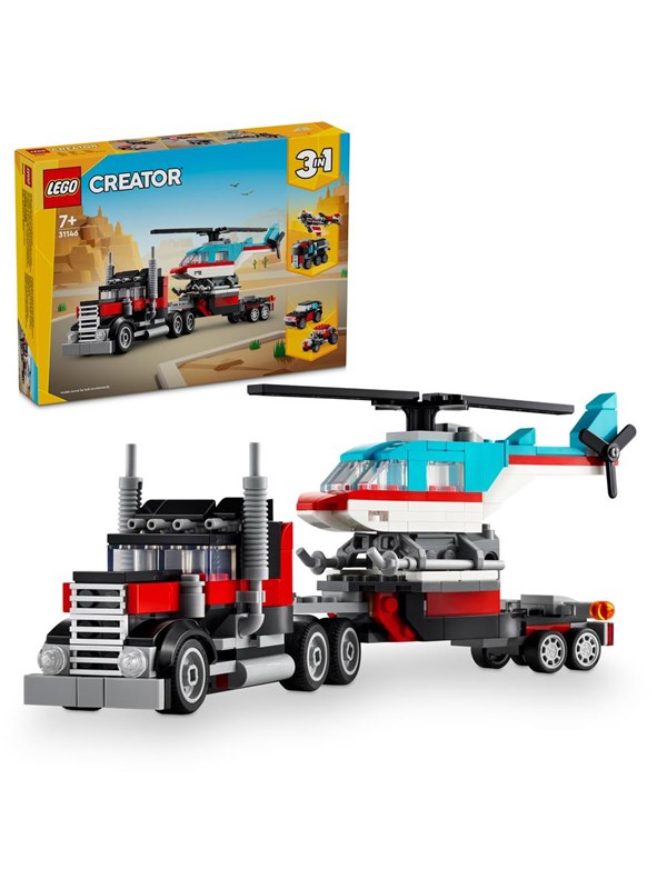 LEGO Creator 31146 Blokvogn med helikopter billede