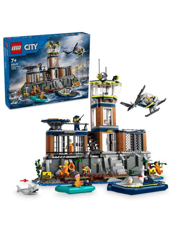 LEGO City 60419 Politiets fængselsø