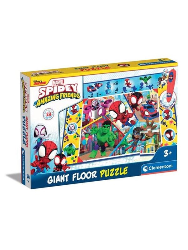 Marvel - Puslespil Til Gulv - Spidey - Clementoni - 24 Brikker