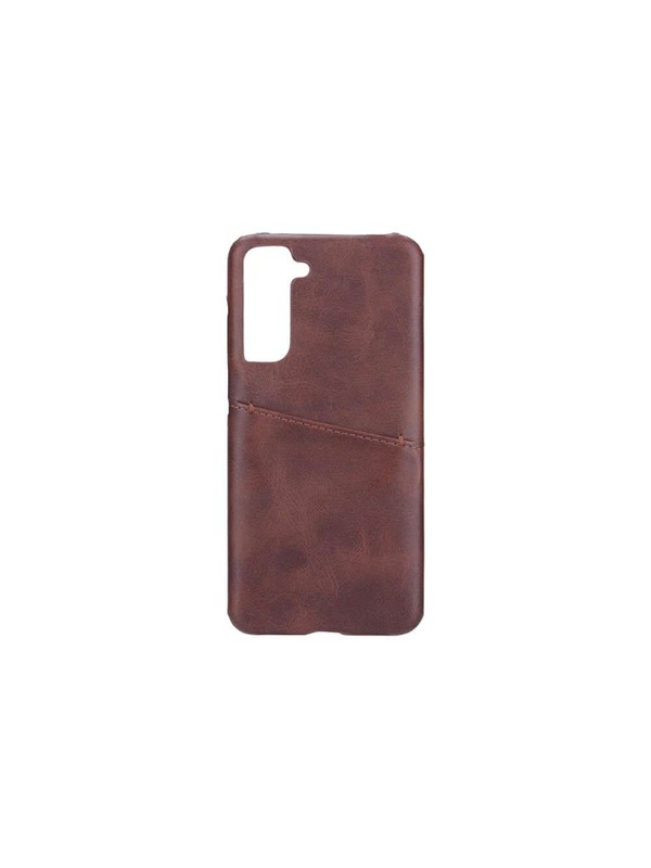 ONSALA Mobile Cover Brown with Cardpocket Samsung S21 FE 5G