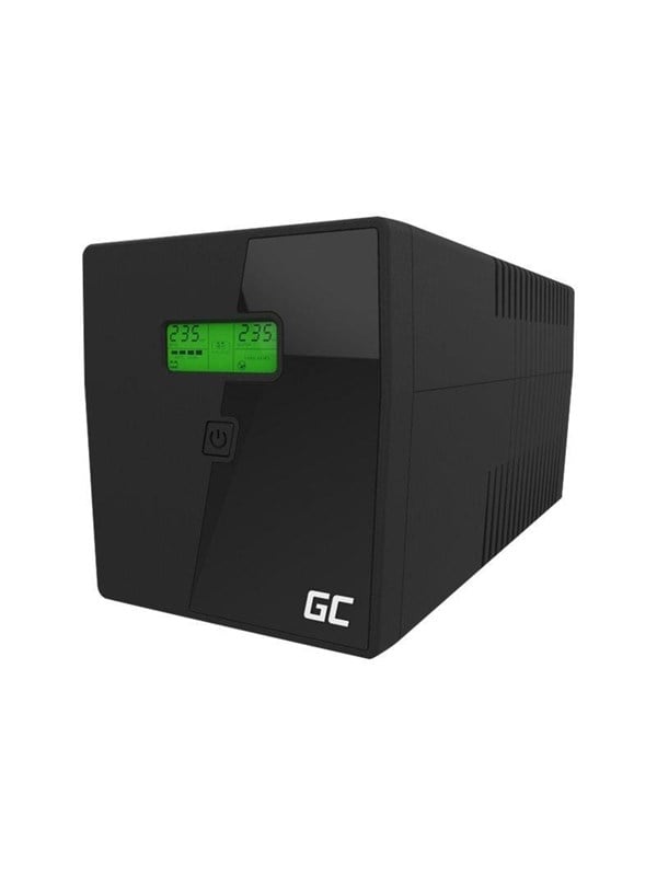 Green Cell PowerProof UPS08 - 1000VA/700W | Line-Interactive | Pure Sine Wave | 24V 2x7Ah