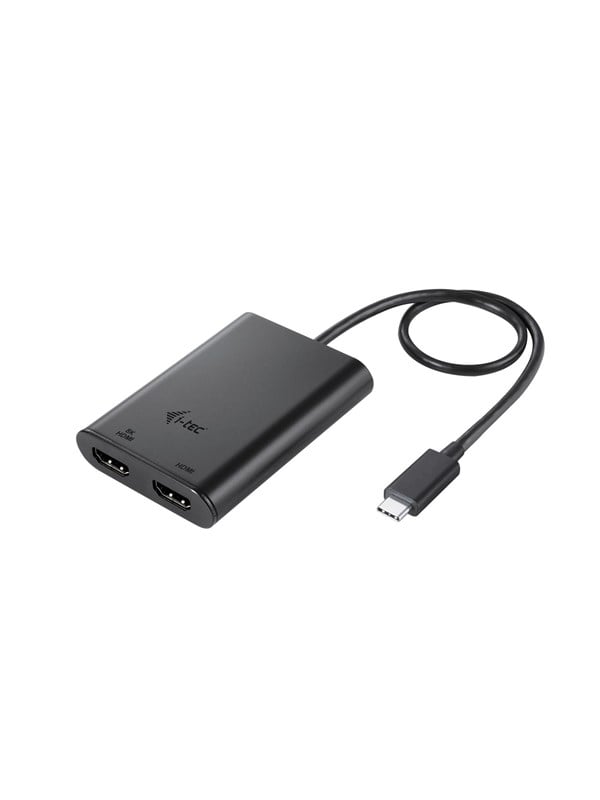 I-Tec USB-C Dual 4K/60Hz (single 8K/30Hz) HDMI Video Adapter billede