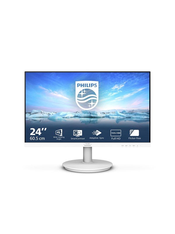 24" Philips V-line 241V8AW - 1920x1080 (FHD) - 75Hz - IPS billede