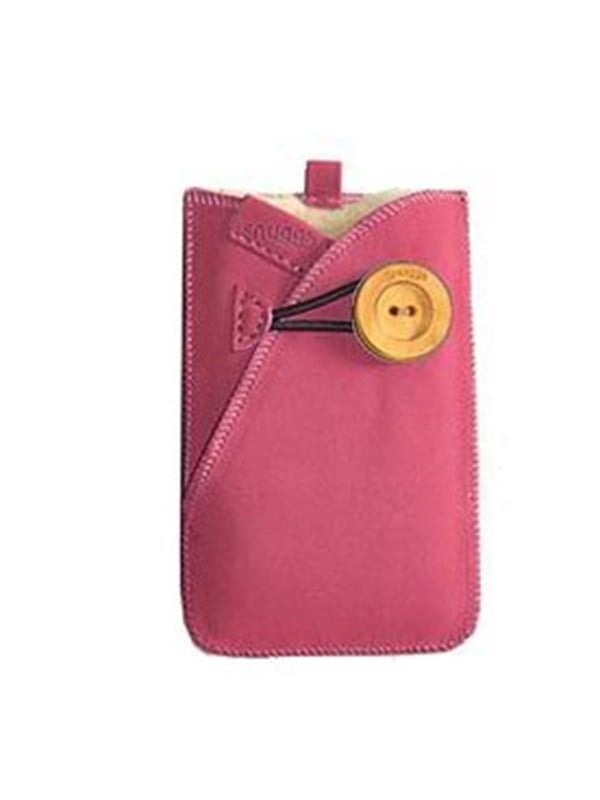 SNUGGS Mobil sleeve Universal Rosa Mocca Uld på indersiden