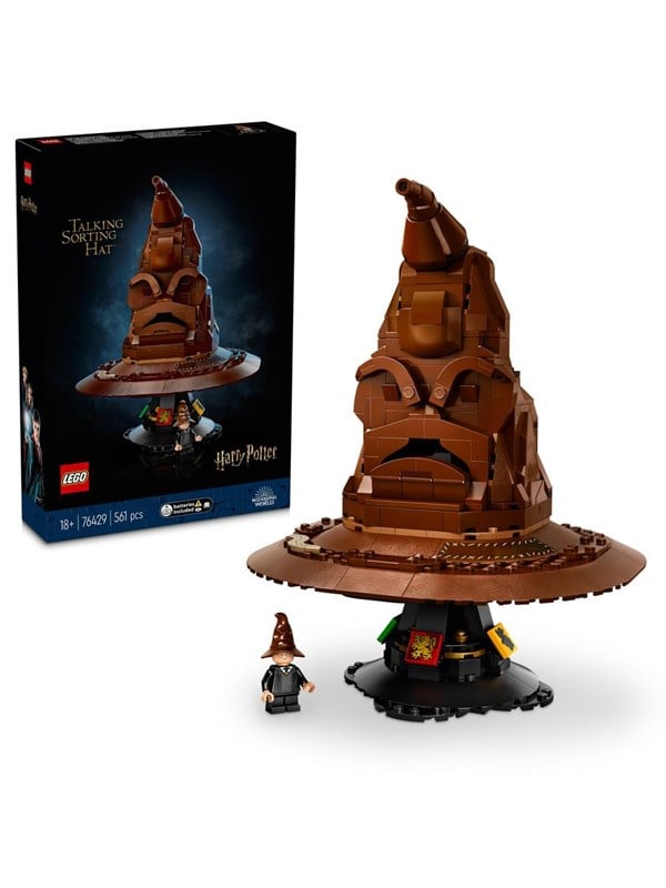 LEGO Harry Potter 76429 Talende Fordelingshat - udstillingssæt til voksne