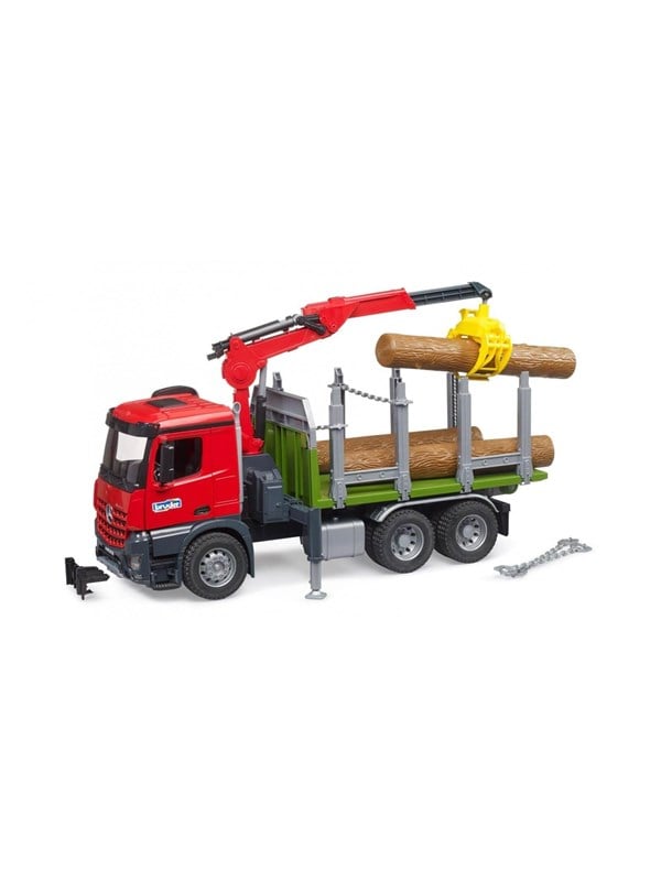 Bruder MB Arocs Timber truck with loading crane grab and billede