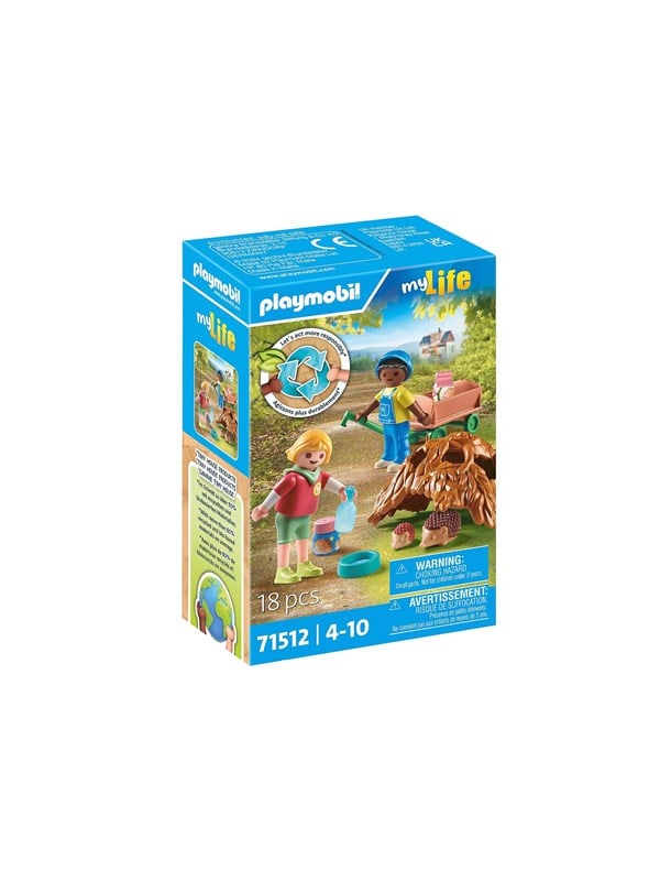 Playmobil Playmobil My Life - Pleje af pindsvinefamilien