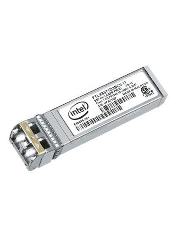 Intel Ethernet SFP+ SR Optics - SFP+ transceiver modul - 10GbE - 1000Base-SX, 10GBase-SR - LC - 850 nm