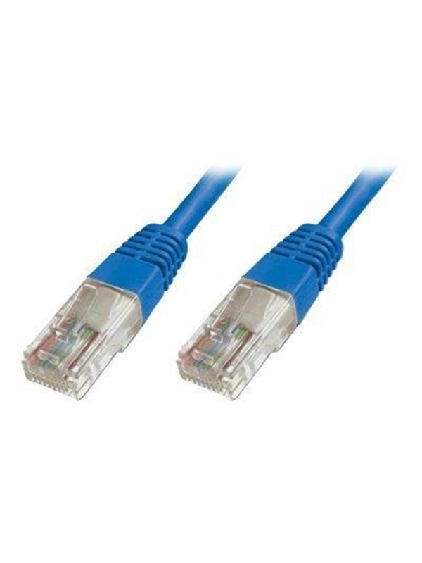 DIGITUS Ecoline CAT 5e Ikke afskærmet parsnoet (UTP) 1m Patchkabel Blå