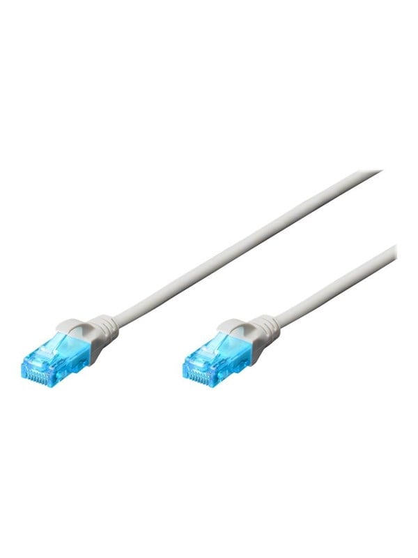 DIGITUS patch cable - 2 m - white - Hvid - 2m