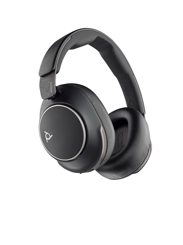 Trådløst headset Poly Voyager Surround 80 UC med USB-C + USB-C/A adapter