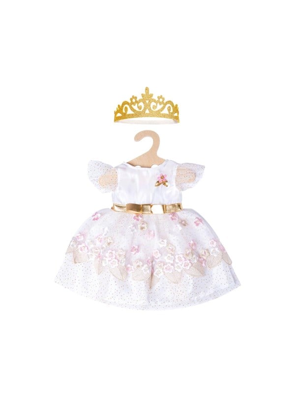 Heless Prinsessekjole med Krone - Passer til 35-45cm Dukker, 3+år