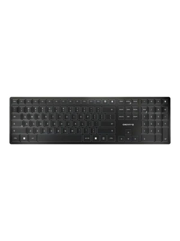 Cherry KW 9100 SLIM - Tastatur - Belgisk - Sølv