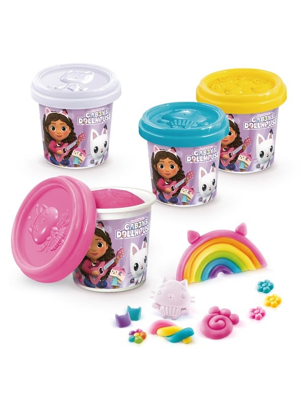 Gabby's Dollhouse Modellervoks 4-Pack