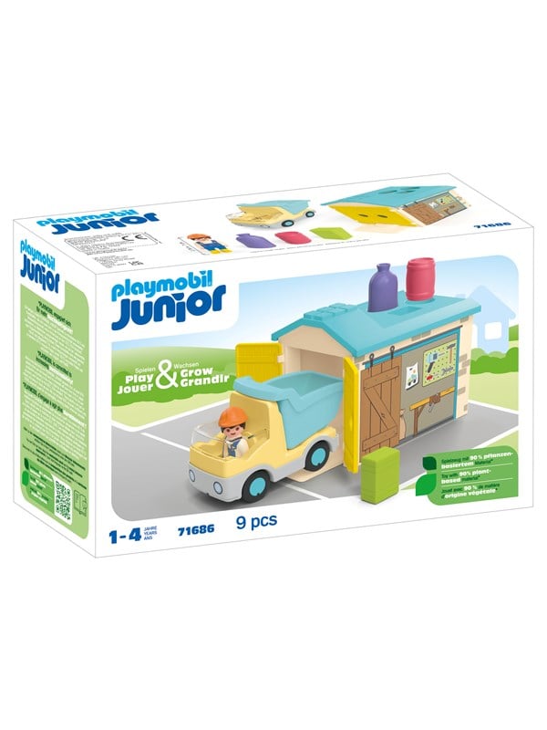 Playmobil Playmobil 1.2.3 - Junior Skraldebil