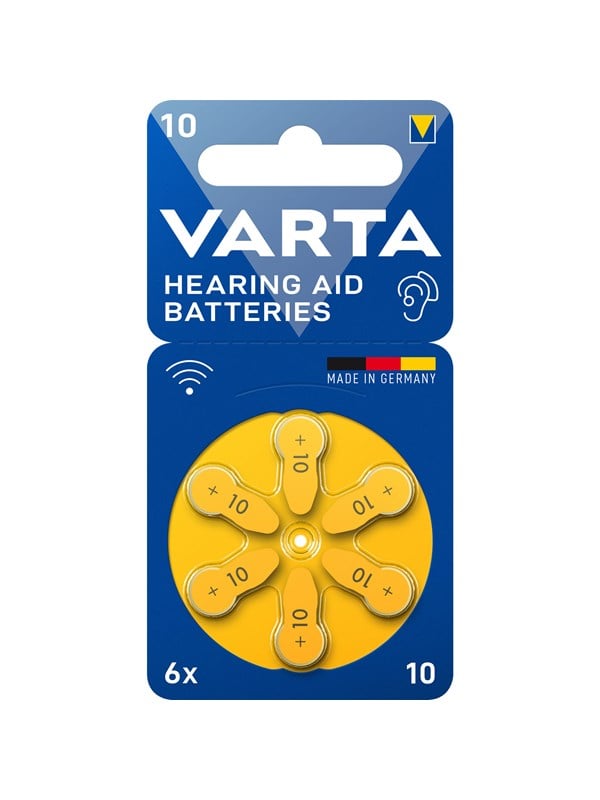 VARTA Hearing aid battery +10 Single-use battery PR70 Zinc-Air - 6-pack