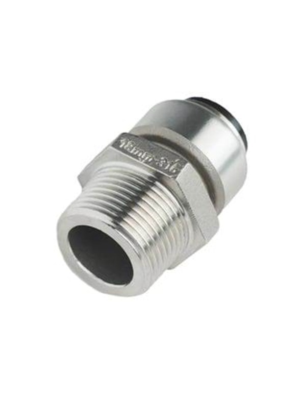 Roth Overgang rustfritt stål 28 mm x 1" nippel