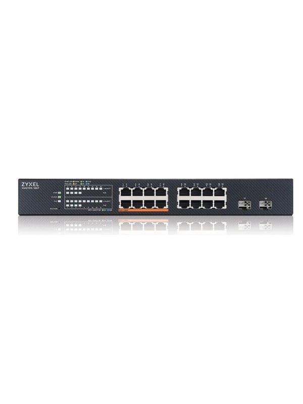 ZyXEL XMG1915 16-Port 2.5GbE Smart Managed Switch with 2 SFP+ Uplink (180W)