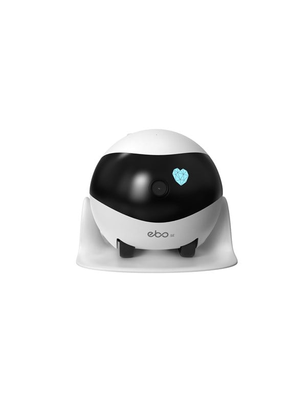 ENABOT EBO SE - Intelligent Companion Robot - RC - Wi-Fi - sort, hvid