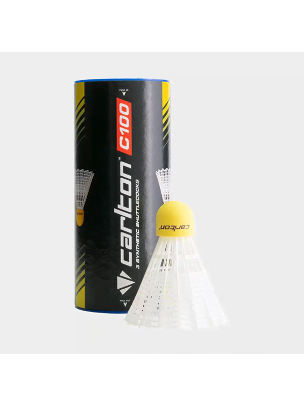 Carlton Badmintonbolde C100 Hvid/Blå 3-pak