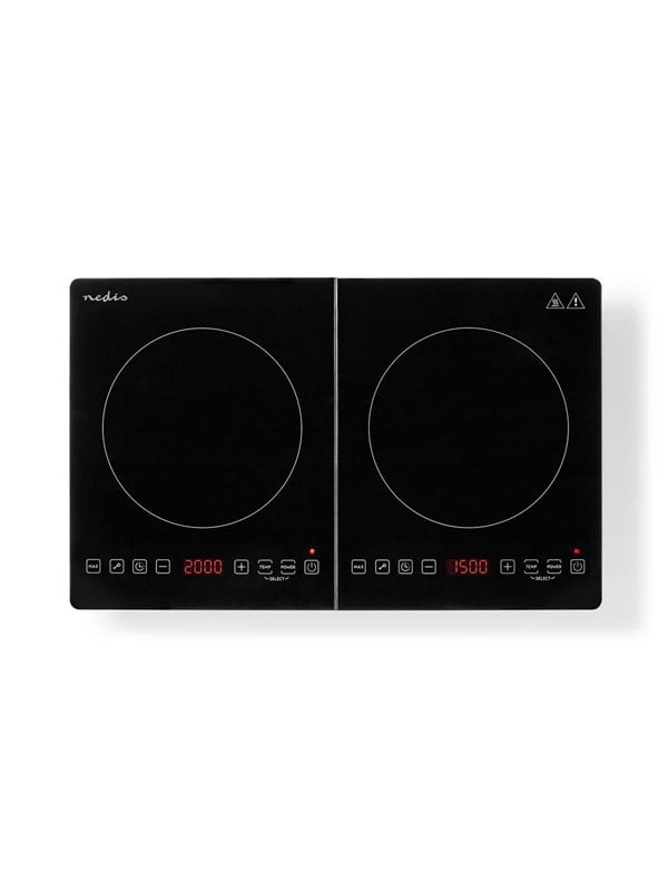 Kogeplade | Kogeplader: 2 | 3500 W | Overophedningsbeskyttelse | Sort | Timer | Turbo-handling | Børnelås