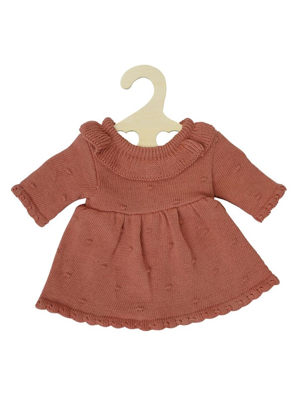 Heless Doll Knit Dress Peach 35-45 cm