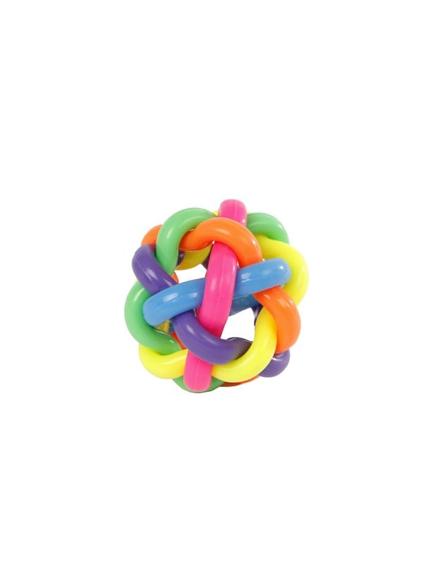 Pocket Money Rainbow Spaghetti Bouncing Ball 6.5x6.5cm