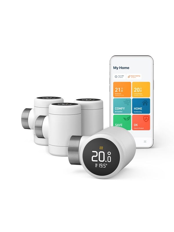 tado X Smart Radiatortermostat - Quattro pack (4 stk)