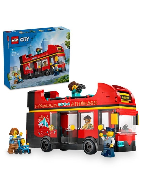 LEGO City 60407 Rød dobbeltdækker-turistbus LEGO City 60407 Rød dobbeltdækker-turistbus