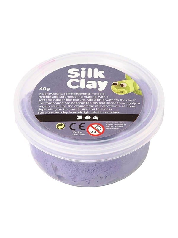 Silk Clay - Purple 40gr. billede