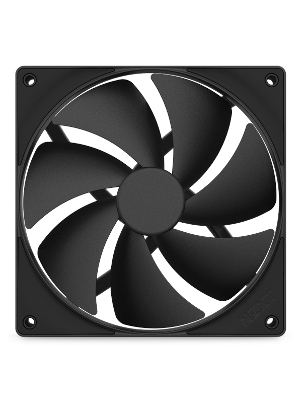 NZXT F Series F140P - Indsats med blæser - 140 mm - mat sort
