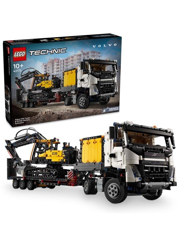 LEGO 42175 Technic Volvo FMX truck with EC230 Electric crawler excavator - GEEKD.dk