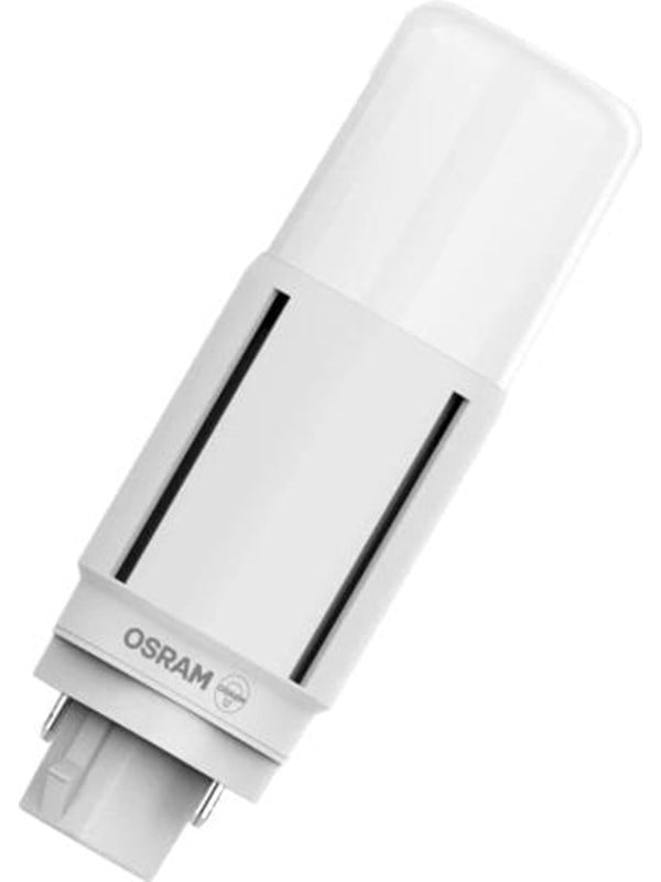 OSRAM DULUX D VT EM & AC MAINS - LED-lyspære - form: kapsel - matteret finish - G24d - 7.5 W (tilsvarende 18 W) - klasse E - varmt hvidt lys - 3000 K