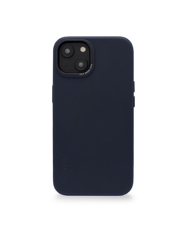 Decoded Leather BackCover - navy - iPhone 14 Plus