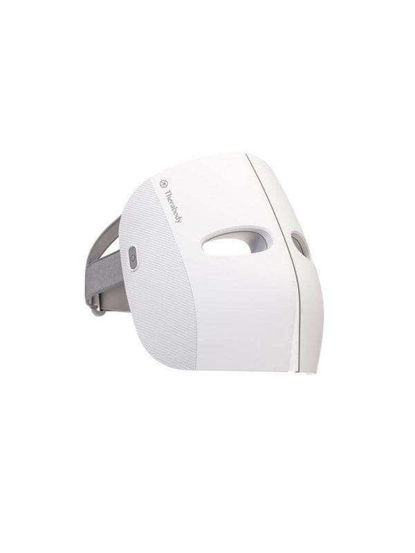 Therabody TheraFace LED Hudplejemaske (Rødt, Infrarødt og Blåt Lys) - USB-C - Hvid