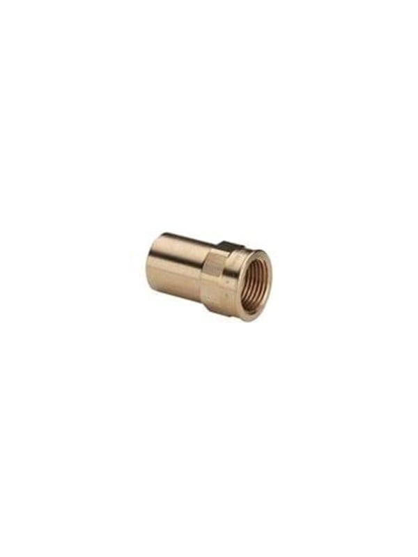 Viega Sanpress indstiksstykke 35 mm x 1 1/4" nippel/muffe rødgods