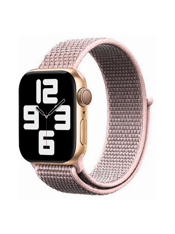 Lippa Apple Watch nylonrem 38/40/41 - Rose Gold