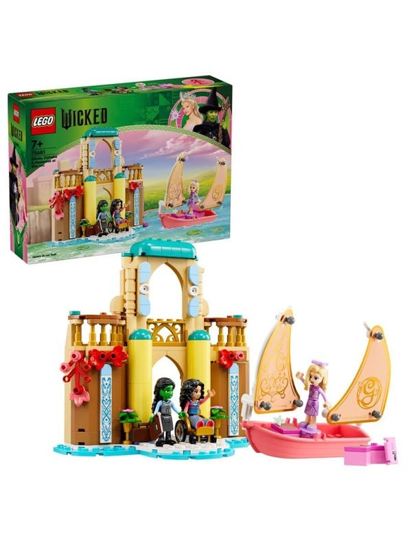LEGO Wicked 75681 Glinda, Elphaba og Nessarose på Shiz-universitetet billede