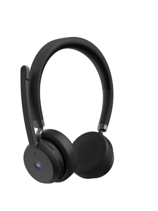 Trådløse høretelefoner Lenovo - VoIP headset til kontor/ callcenter, Bluetooth, sort