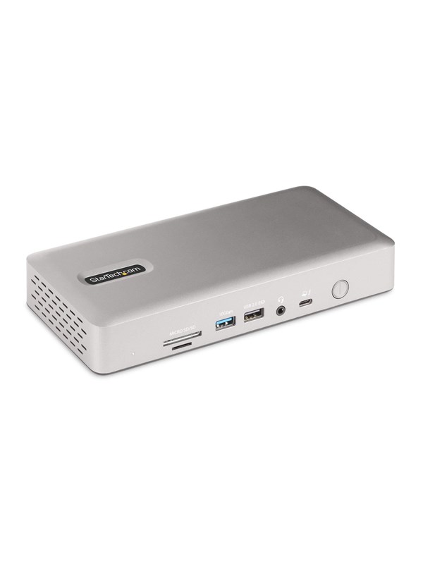 StarTech.com 132UE-TB4USB4DOCK Universal USB4 & Thunderbolt 4 Docking Station Quad Display on Windows Dual Display on MacBook HDMI DP Dock with 100W Laptop Charging