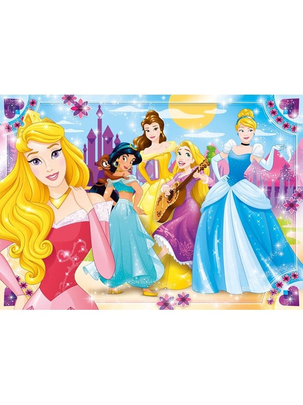 Clementoni Jigsaw Puzzle Super Color Maxi Disney Princess 104pcs. Floor