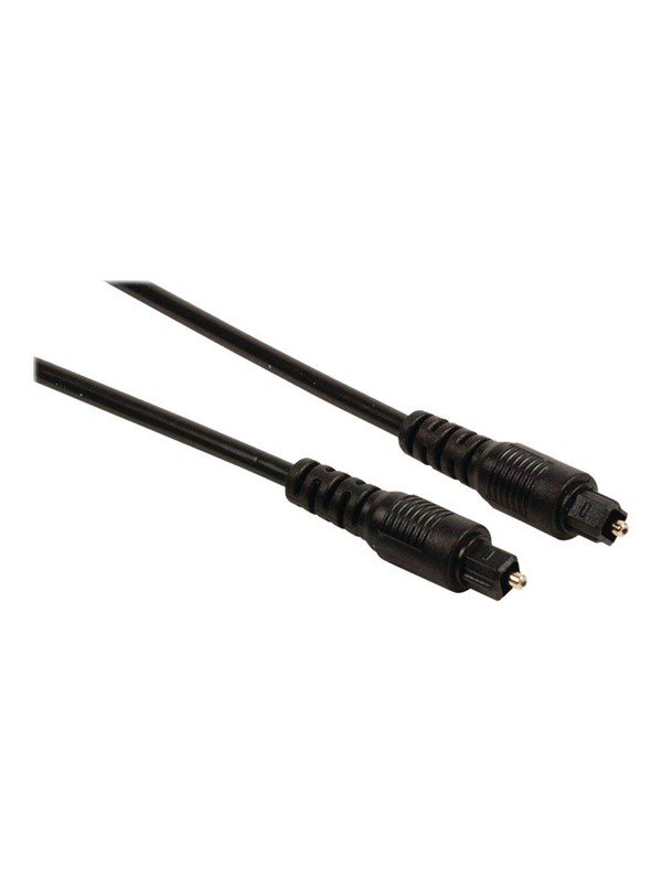 Nedis Optisk lydkabel | TosLink Male | TosLink Male | 3.00 m | Runde | PVC | Sort | Box