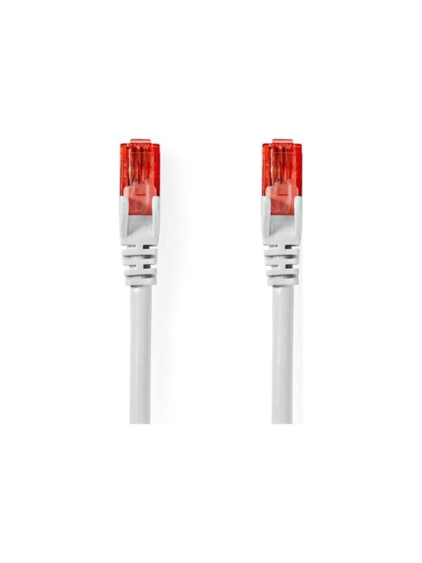 Kat 6 kabel | RJ45 Han | RJ45 Han | U/UTP | 2.00 m | Runde | PVC | Sort | Label