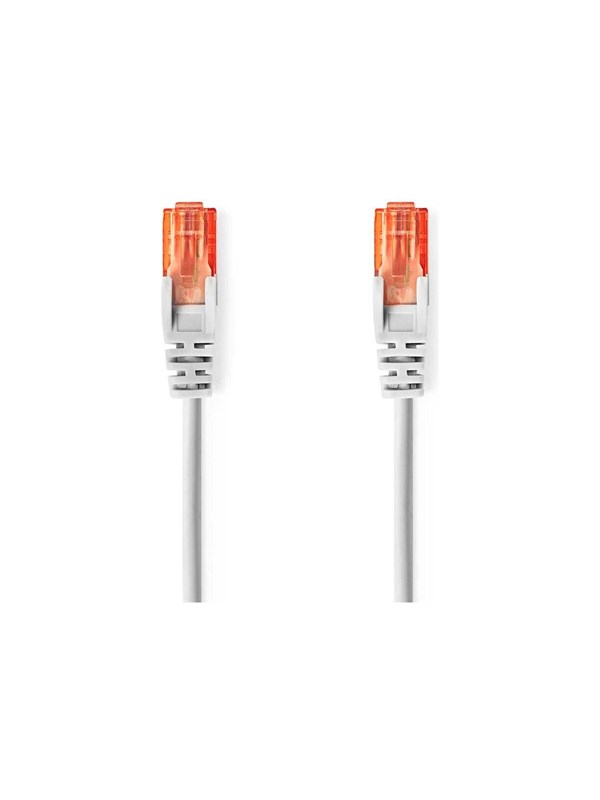 Nedis - Kat 6 kabel | RJ45 Han | RJ45 Han | U/UTP | 30.0 m | Runde | PVC | Grå | Label - CCGL85200GY300