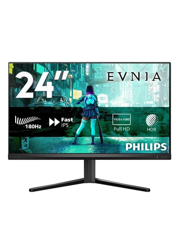 24" Philips Evnia 3000 24M2N3200S - 1920x1080 (FHD) - 180Hz - IPS billede