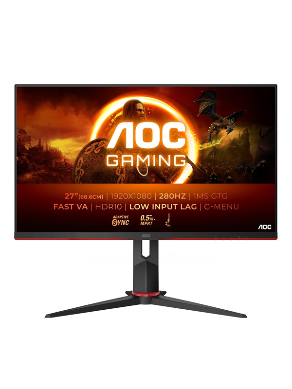27" AOC 27G2ZN3/BK - 1920x1080 (FHD) - 280Hz - VA billede