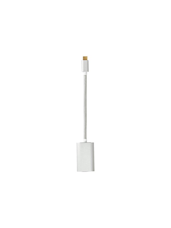 USB-C™ Adapter | USB 3.2 Gen 1 | USB-C™ Han | Mini DisplayPort Hunstik | Power delivery | 0.20 m | Runde | Guldplateret | Flette